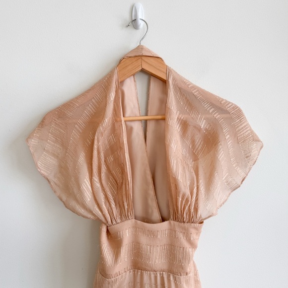 RONNY KOBO • Yuval Silk Dress in Peach - Picture 8 of 14